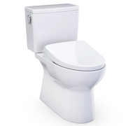 Toto Glaston Washlet S7A Two Piece Comfort Height Elongated Toilet White - Plumbing Market