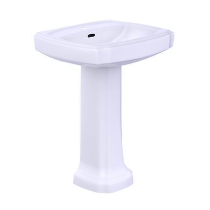 Toto Guinevere 24-3/8" x 19-7/8" Pedestal Lavatory Sink LPT972 - Plumbing Market