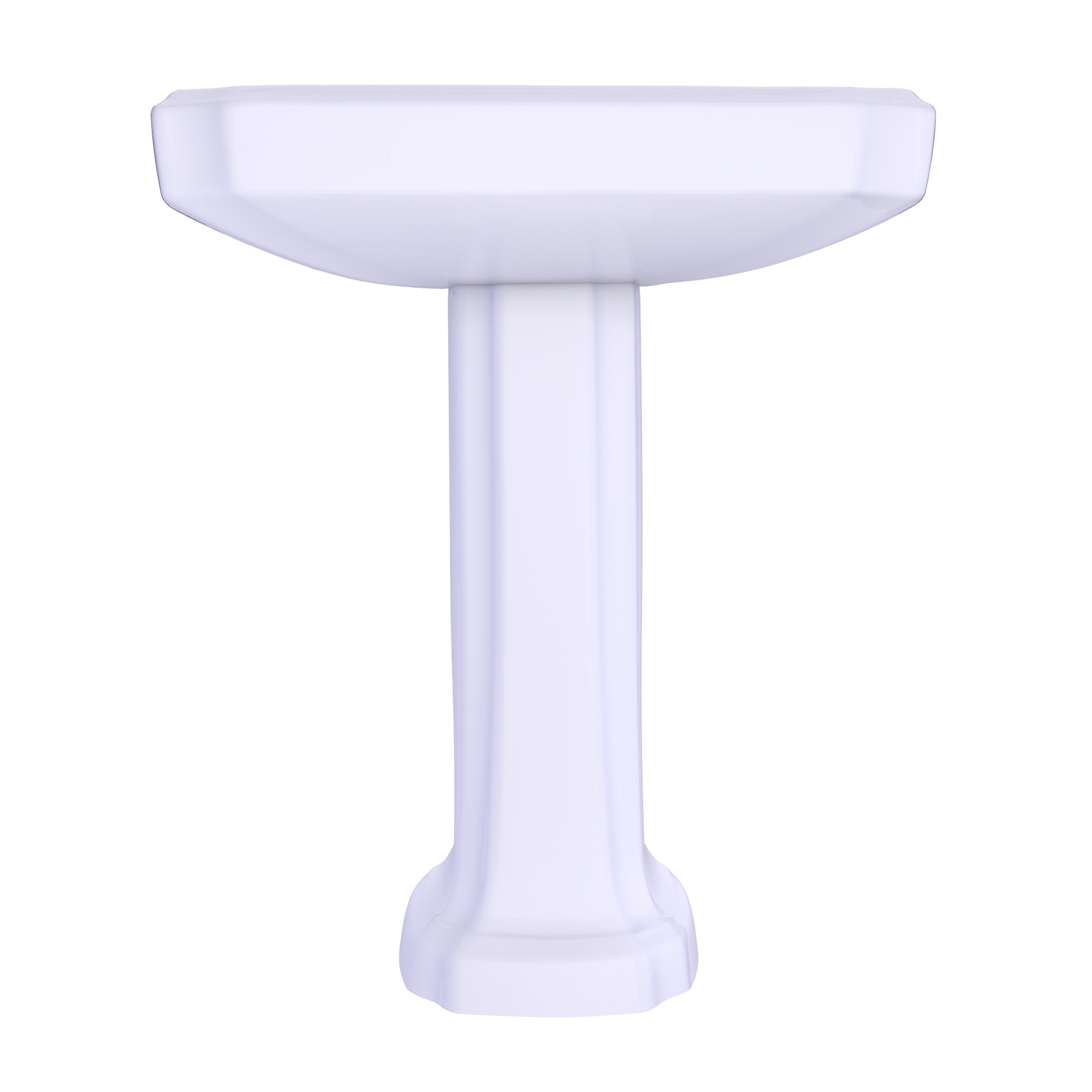 Toto Guinevere 24-3/8" x 19-7/8" Pedestal Lavatory Sink LPT972 - Plumbing Market