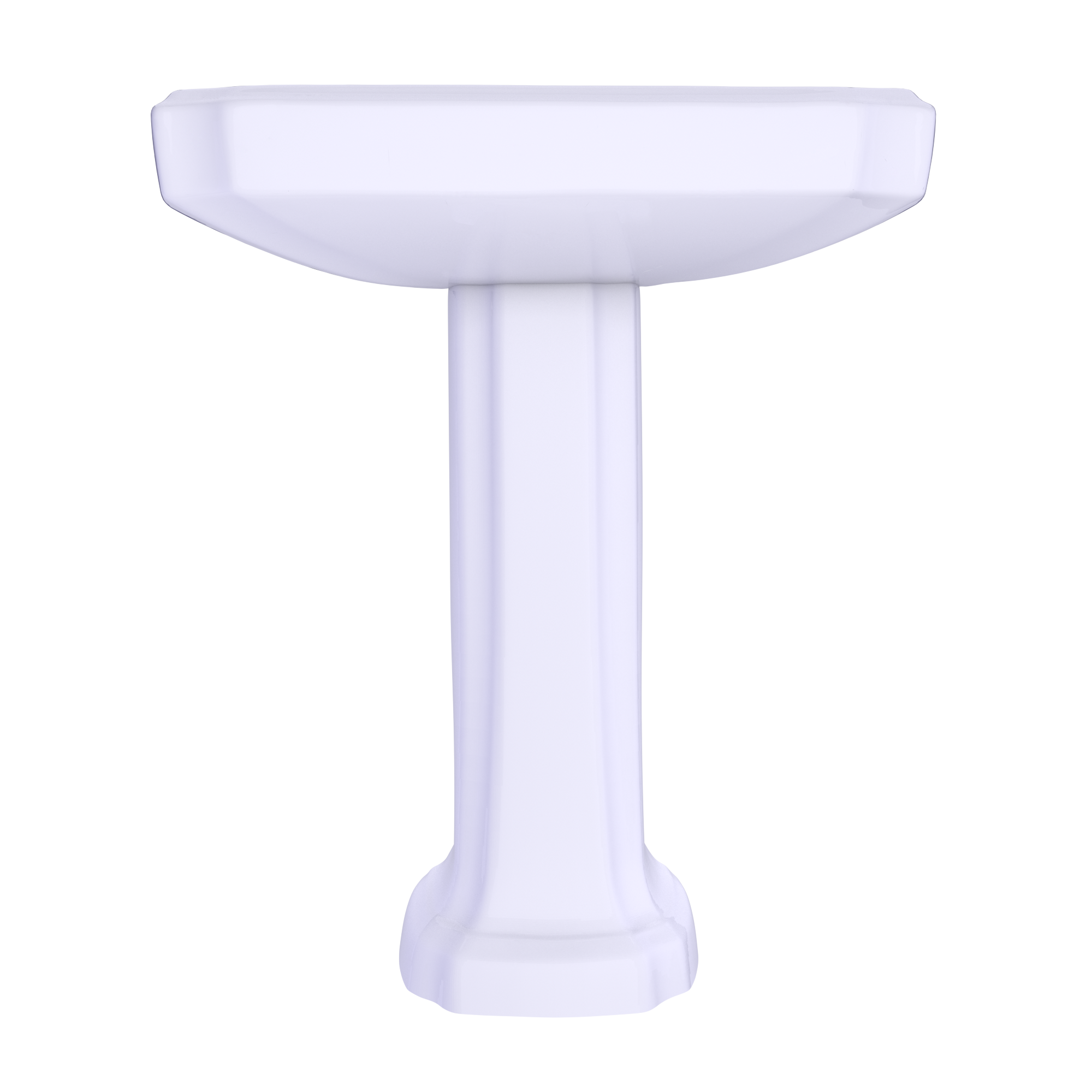 Toto Guinevere 24-3/8" x 19-7/8" Pedestal Lavatory Sink LPT972 - Plumbing Market