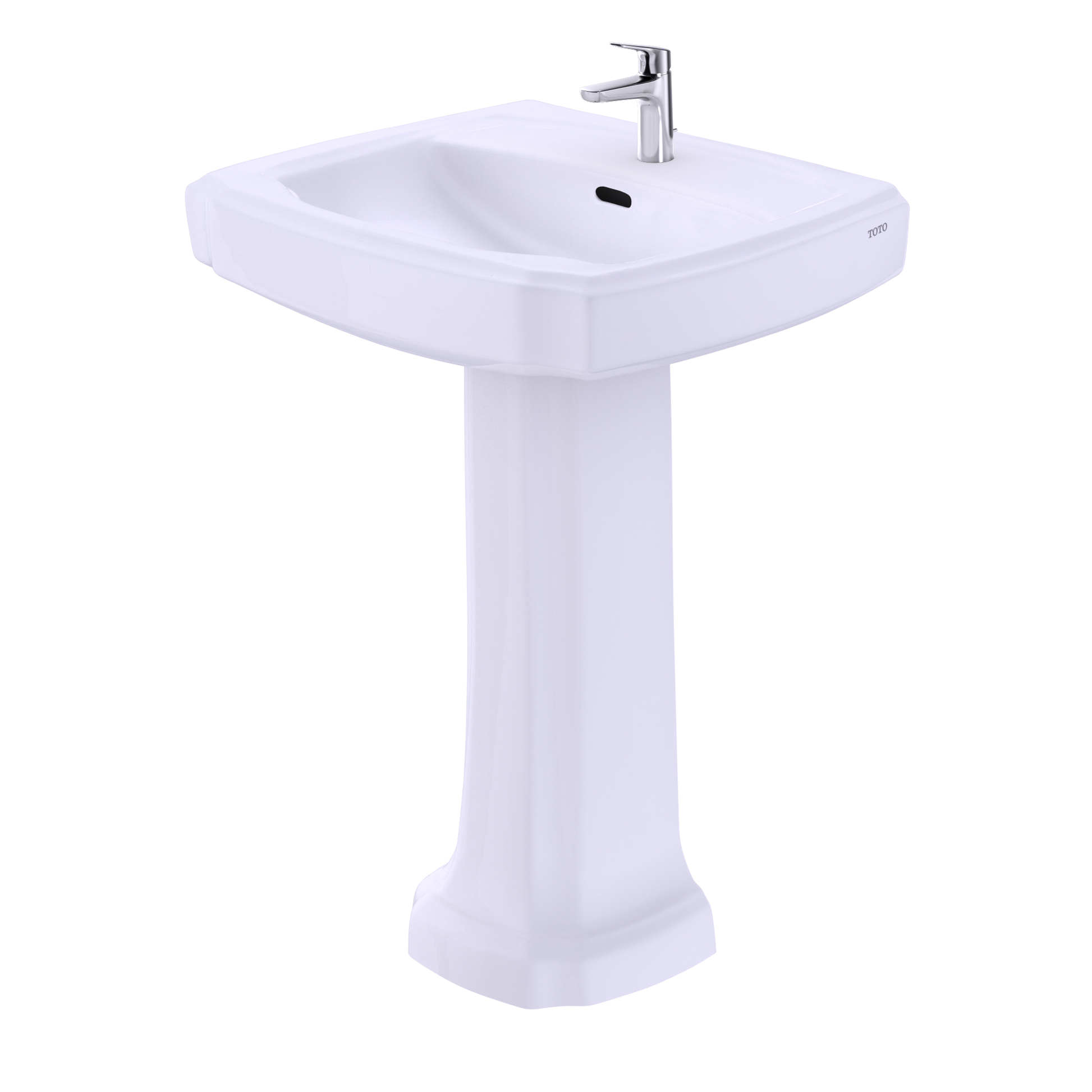 Toto Guinevere 24-3/8" x 19-7/8" Pedestal Lavatory Sink LPT972 - Plumbing Market