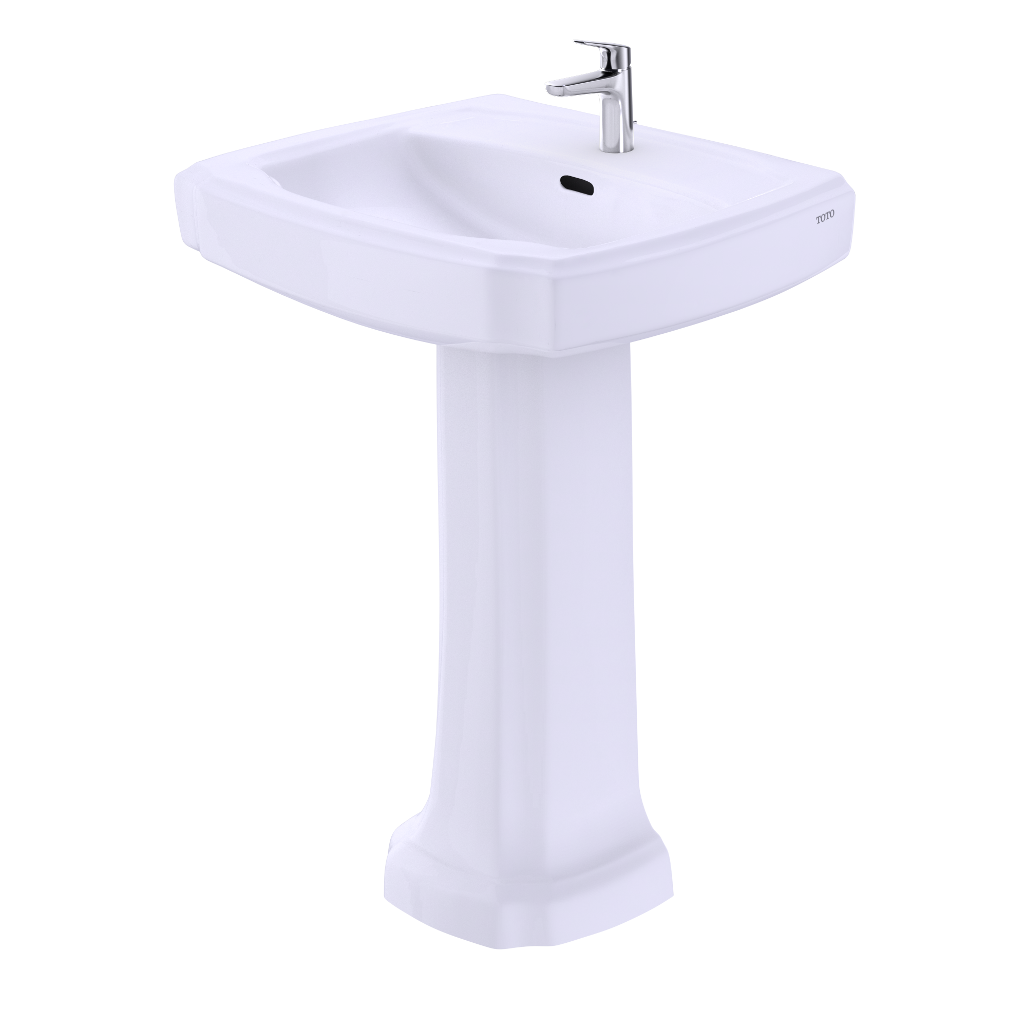 Toto Guinevere 24-3/8" x 19-7/8" Pedestal Lavatory Sink LPT972 - Plumbing Market