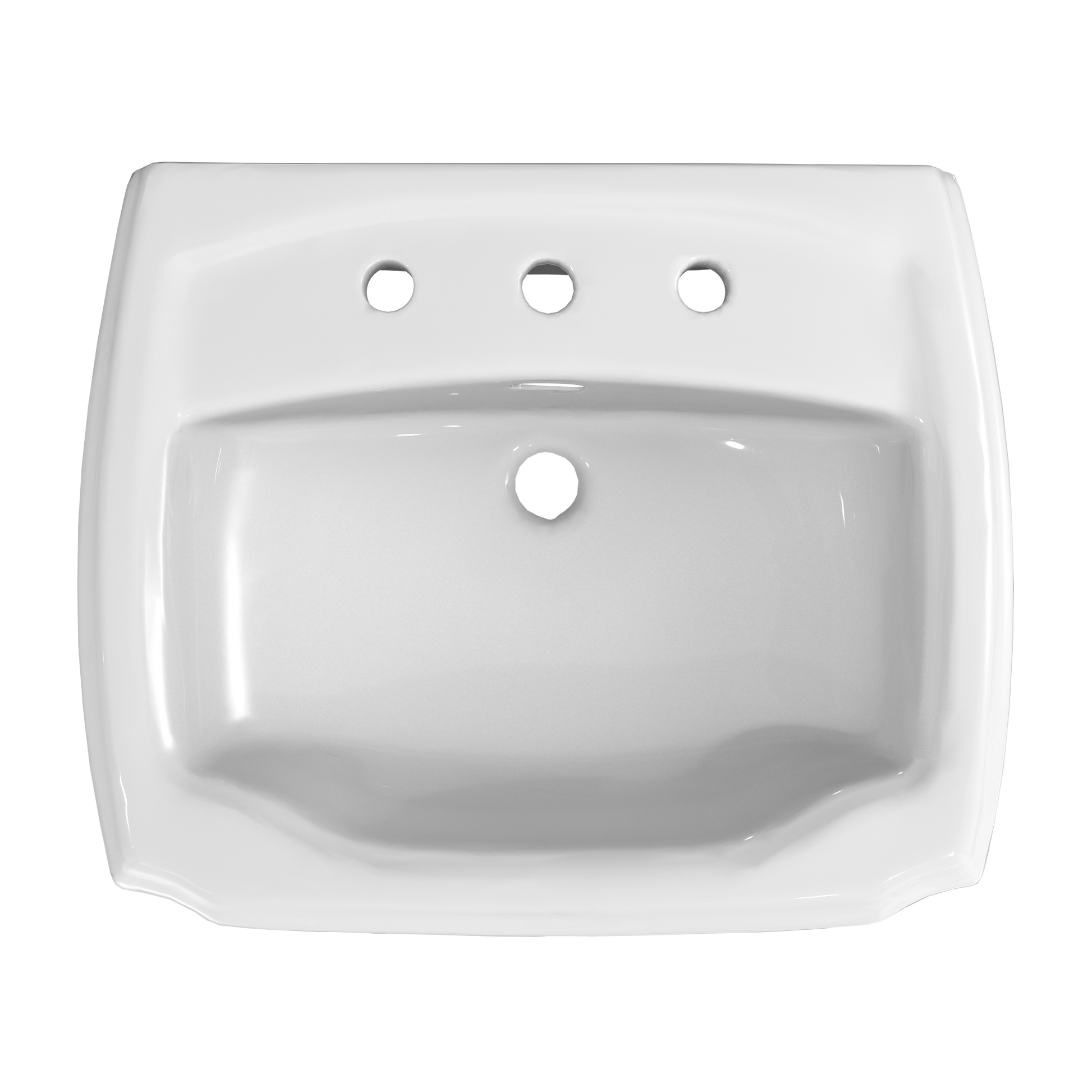 Toto Guinevere 24-3/8" x 19-7/8" Pedestal Lavatory Sink LPT972 - Plumbing Market