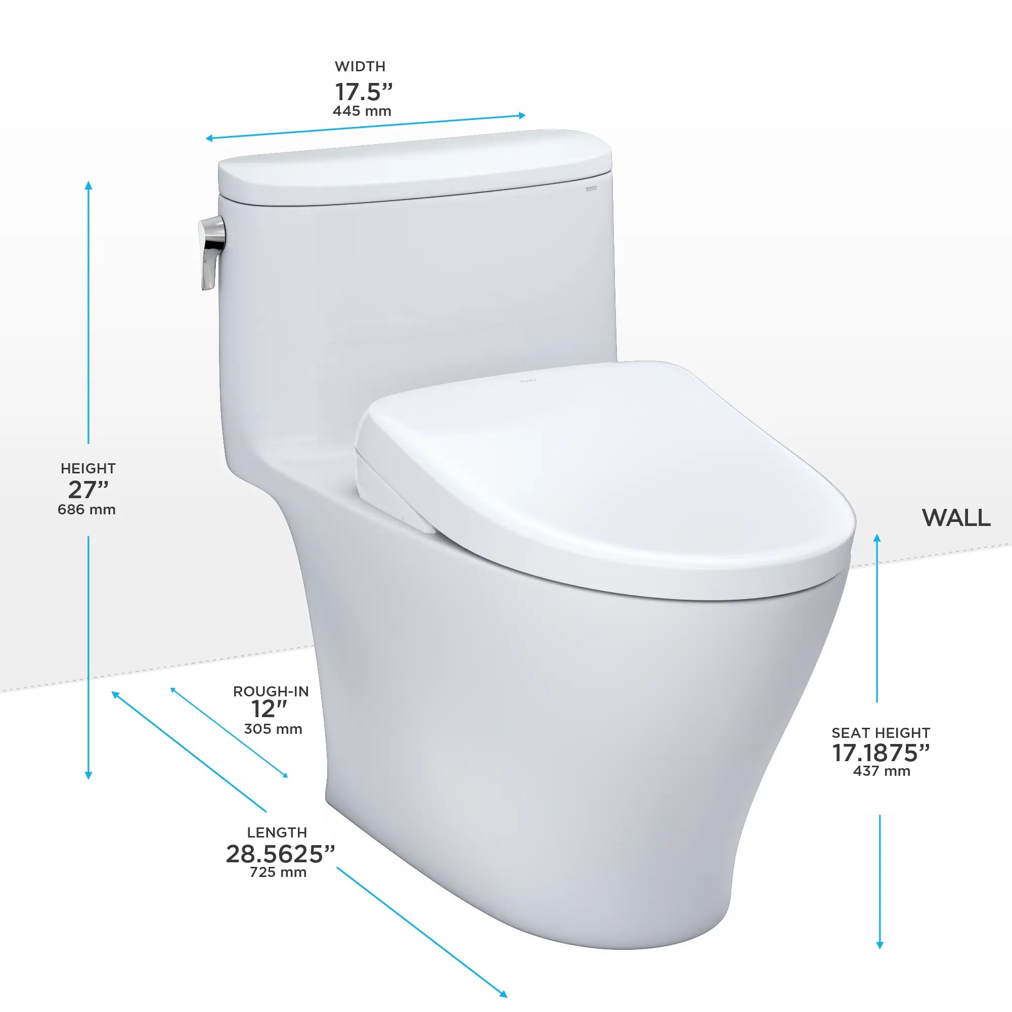 Toto Nexus Elongated One-Piece Toilet With S7 Washlet - Plumbing Market