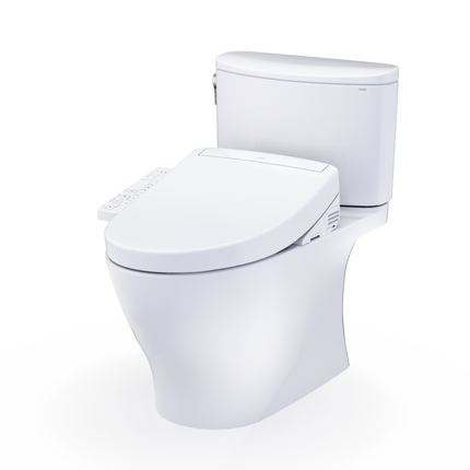 Toto Nexus WASHLET S2 Two-Piece Toilet Elongated Comfort Height 1.28 GPF - Plumbing Market