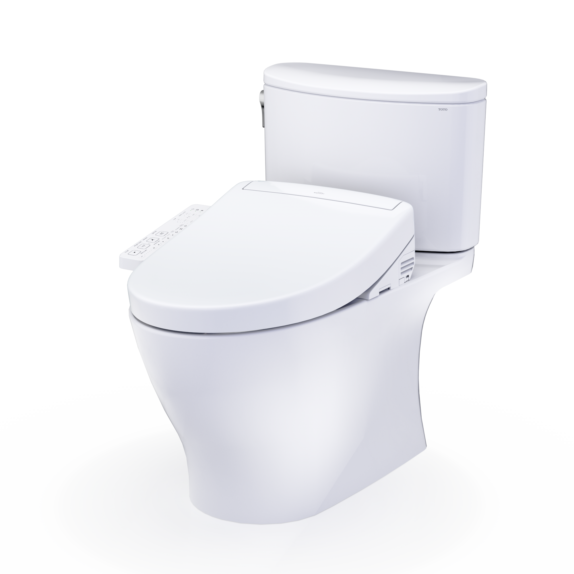 Toto Nexus WASHLET S2 Two-Piece Toilet Elongated Comfort Height 1.28 GPF - Plumbing Market
