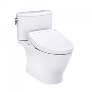 Toto Nexus WASHLET S5 Two-Piece Toilet Comfort Height Elongated 1.28 GPF - Plumbing Market