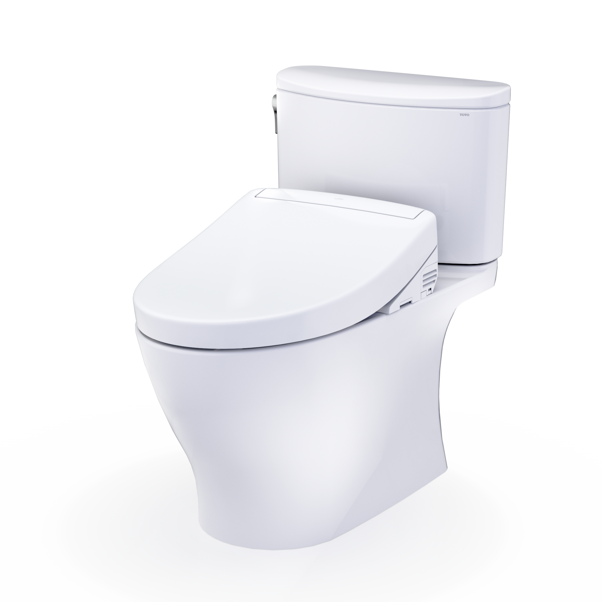 Toto Nexus WASHLET S5 Two-Piece Toilet Comfort Height Elongated 1.28 GPF - Plumbing Market