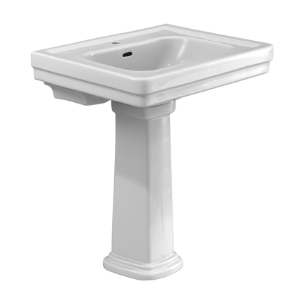 Toto Promenade 27-1/2" x 22-1/4" Pedestal Lavatory Sink LPT530N - Plumbing Market
