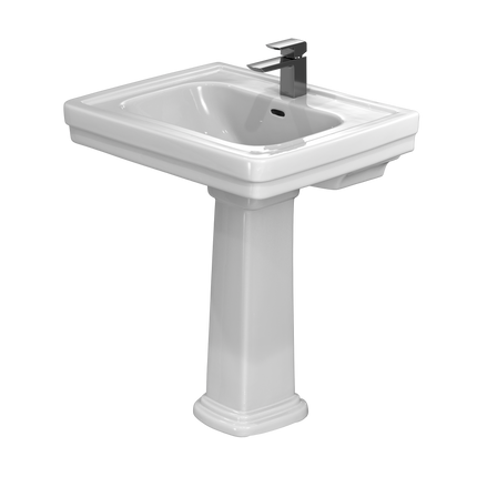 Toto Promenade 27-1/2" x 22-1/4" Pedestal Lavatory Sink LPT530N - Plumbing Market