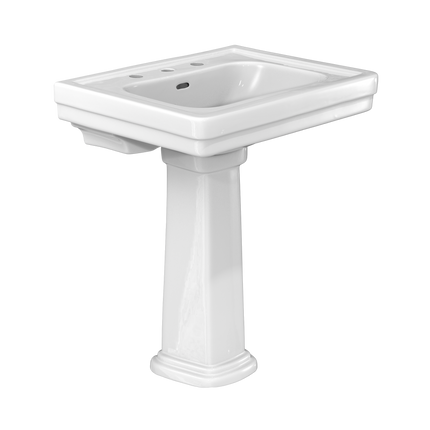 Toto Promenade 27-1/2" x 22-1/4" Pedestal Lavatory Sink LPT530N - Plumbing Market