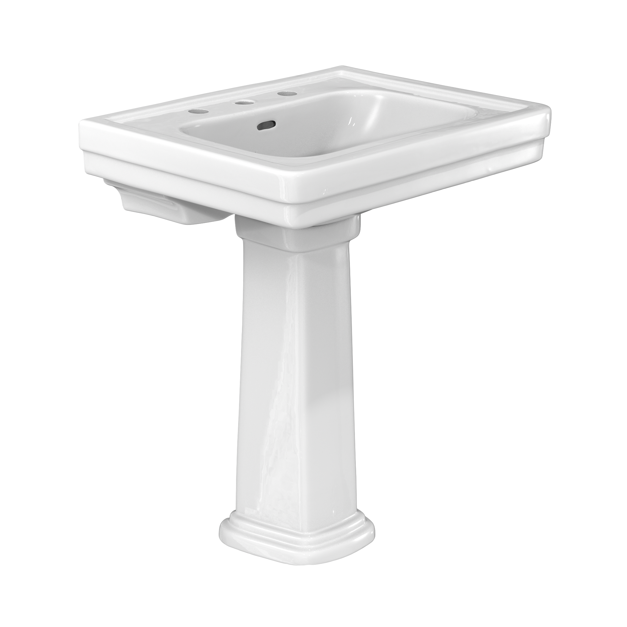 Toto Promenade 27-1/2" x 22-1/4" Pedestal Lavatory Sink LPT530N - Plumbing Market