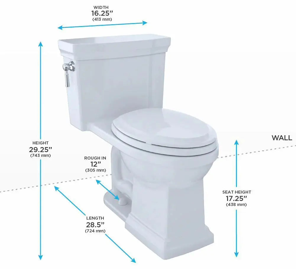 Toto Promenade II One-Piece Toilet - 1.28 GPF - Plumbing Market