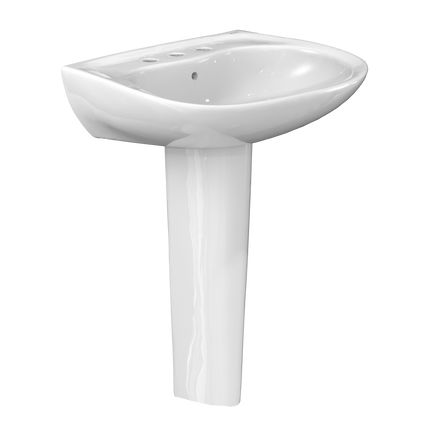 Toto Prominence 26" x 21-1/2" Pedestal Lavatory LPT242G - Plumbing Market