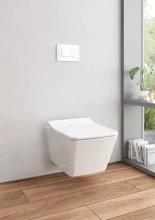 Toto SP Wall-Hung Square-Shape Dual Flush Toilet Only - Plumbing Market