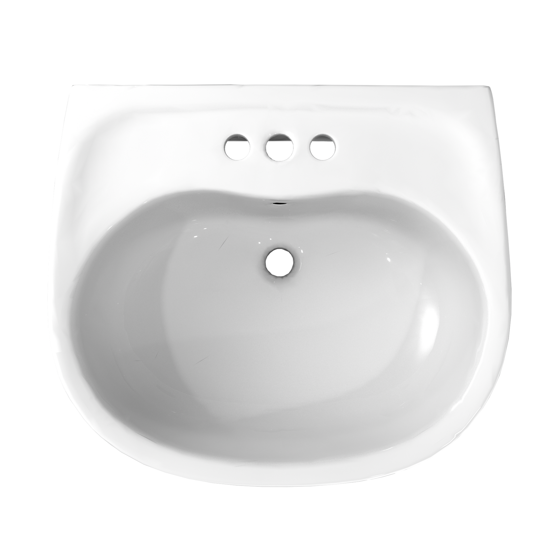 Toto Supreme 22-7/8" x 19-5/8" Pedestal Lavatory Sink LPT241G - Plumbing Market