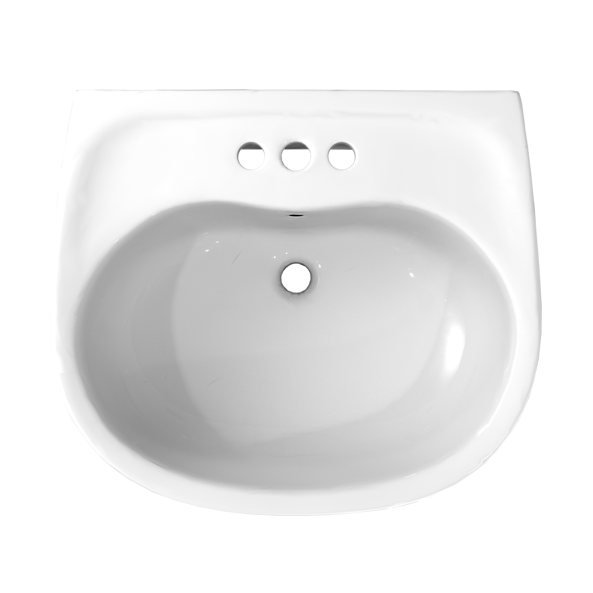 Toto Supreme 22-7/8" x 19-5/8" Pedestal Lavatory Sink LPT241G - Plumbing Market