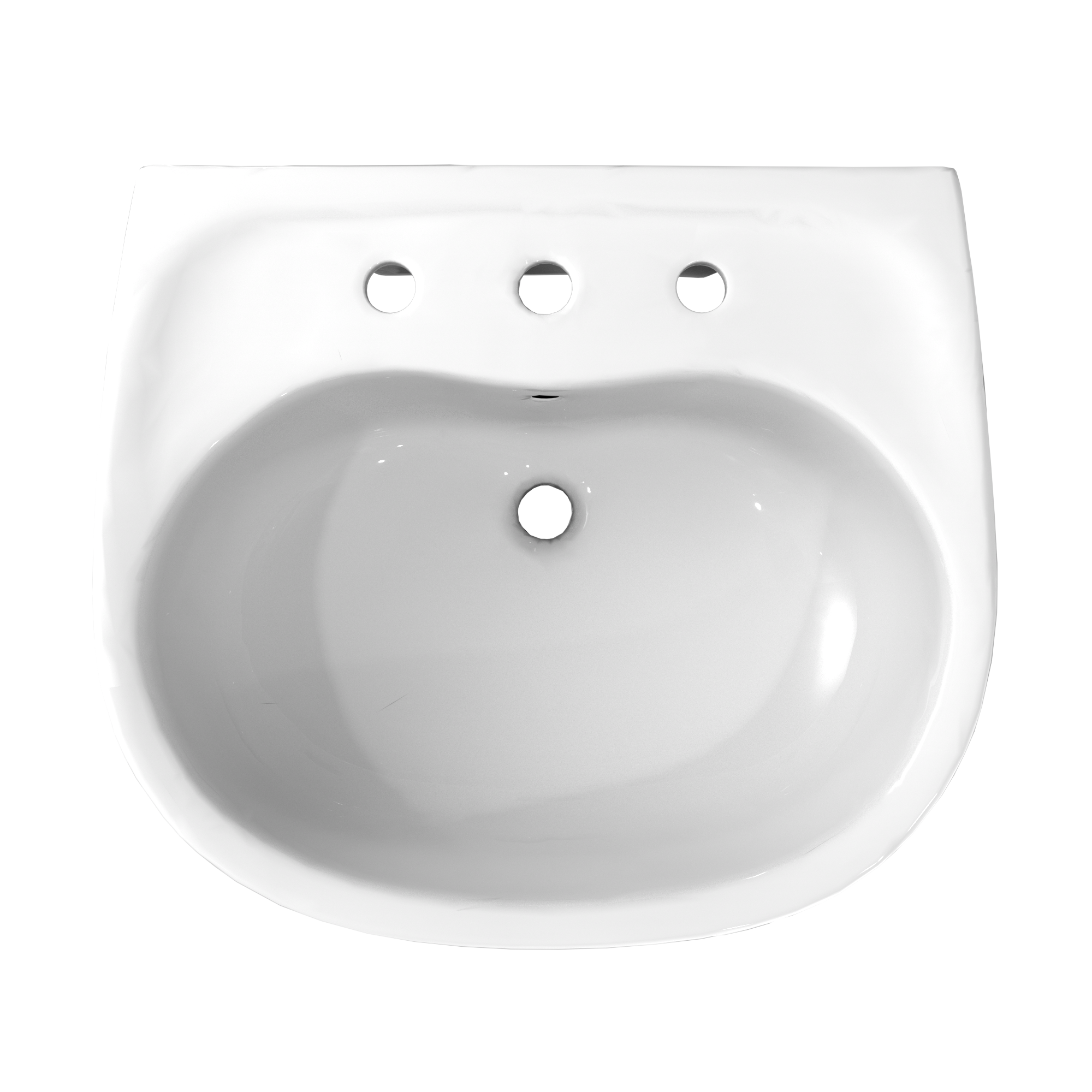 Toto Supreme 22-7/8" x 19-5/8" Pedestal Lavatory Sink LPT241G - Plumbing Market