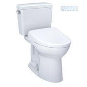 Toto Two-Piece Elongated Toilet Standard Height with S7A Washlet Auto Flush - Plumbing Market