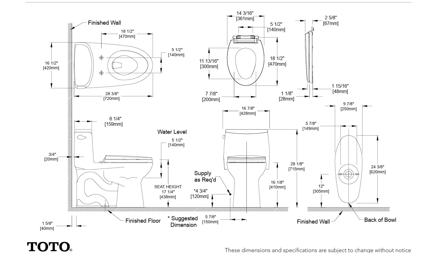 Toto Ultramax 1.6GPF One Piece Elongated Comfort Height Toilet - Plumbing Market