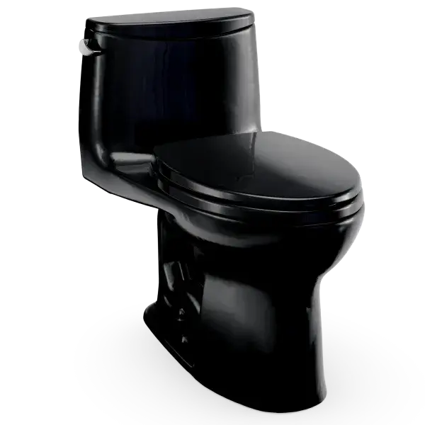 Toto Ultramax One-Piece Elongated Comfort Height Toilet W Soft Close Seat - Ebony - Plumbing Market
