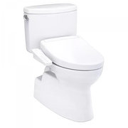 Toto Vespin II WASHLET S2 Two-Piece Toilet Comfort Height Elongated 1.28 GPF - Plumbing Market