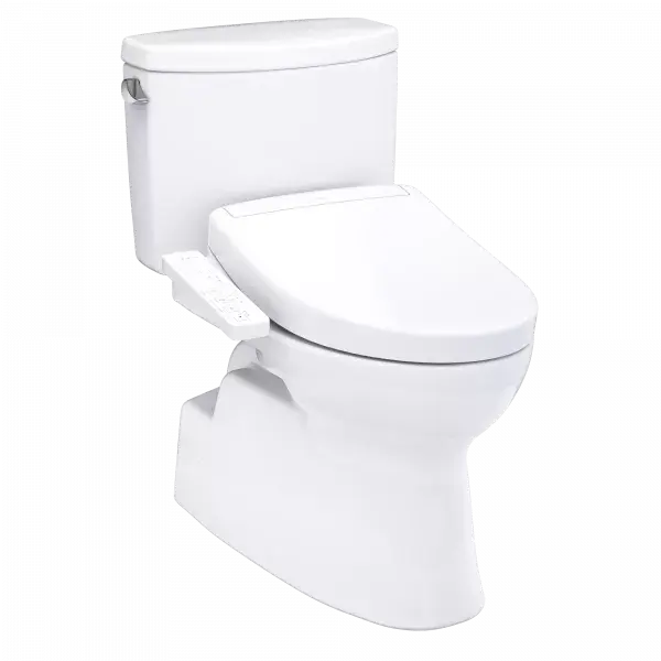 Toto Vespin II WASHLET S2 Two-Piece Toilet Comfort Height Elongated 1.28 GPF - Plumbing Market