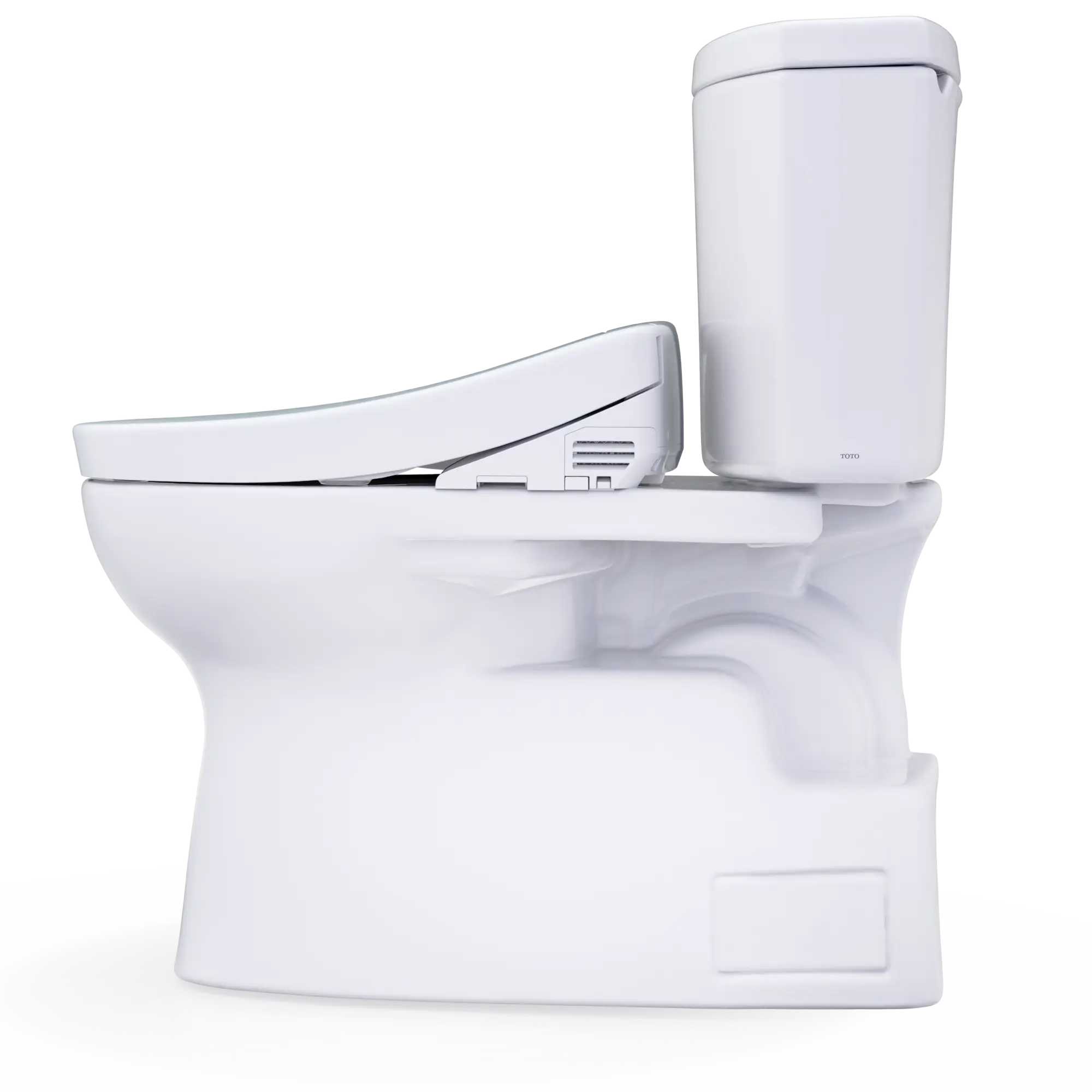 Toto Vespin II WASHLET S2 Two-Piece Toilet Comfort Height Elongated 1.28 GPF - Plumbing Market