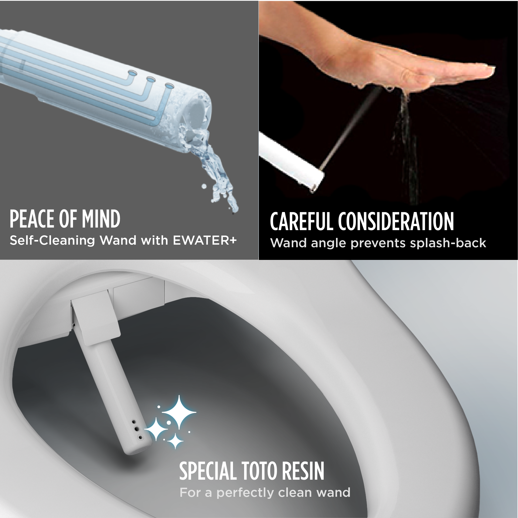 Toto WASHLET S7A Contemporary Elongated Bidet Seat with ewater+ - Plumbing Market