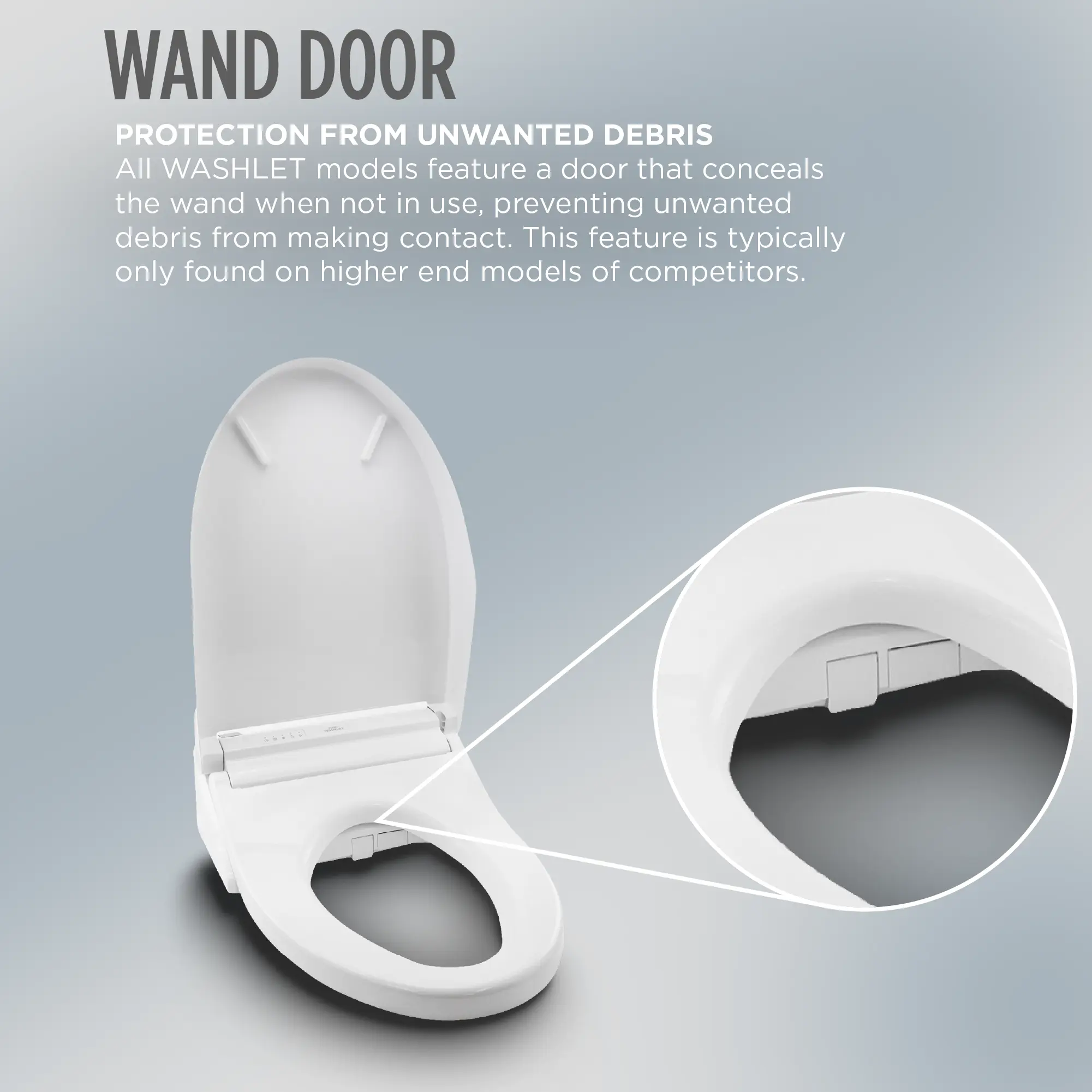 Toto WASHLET S7A Contemporary Elongated Bidet Seat with ewater+ - Plumbing Market