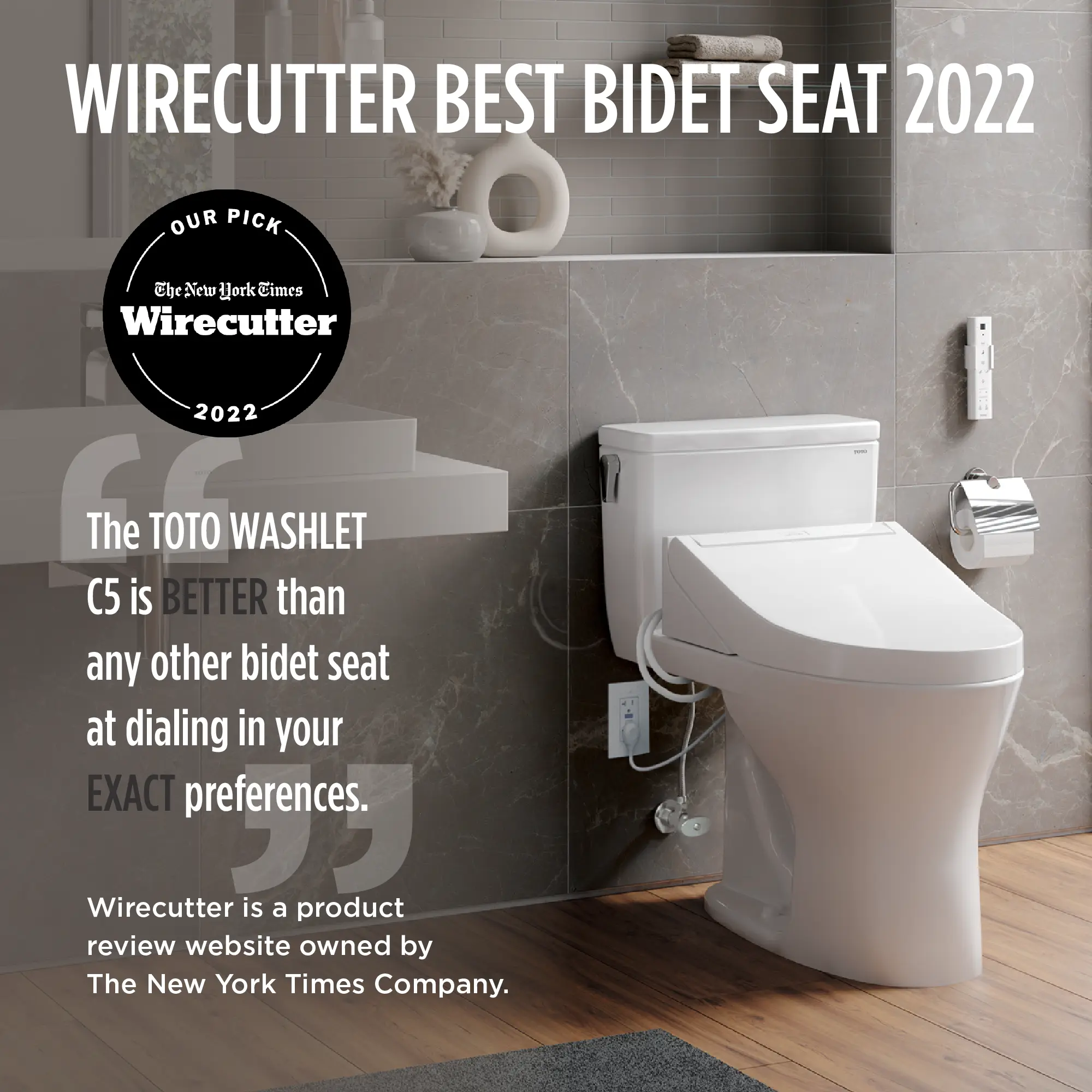 Toto Washlet C5 Round Electric Bidet Toilet Seat - Plumbing Market