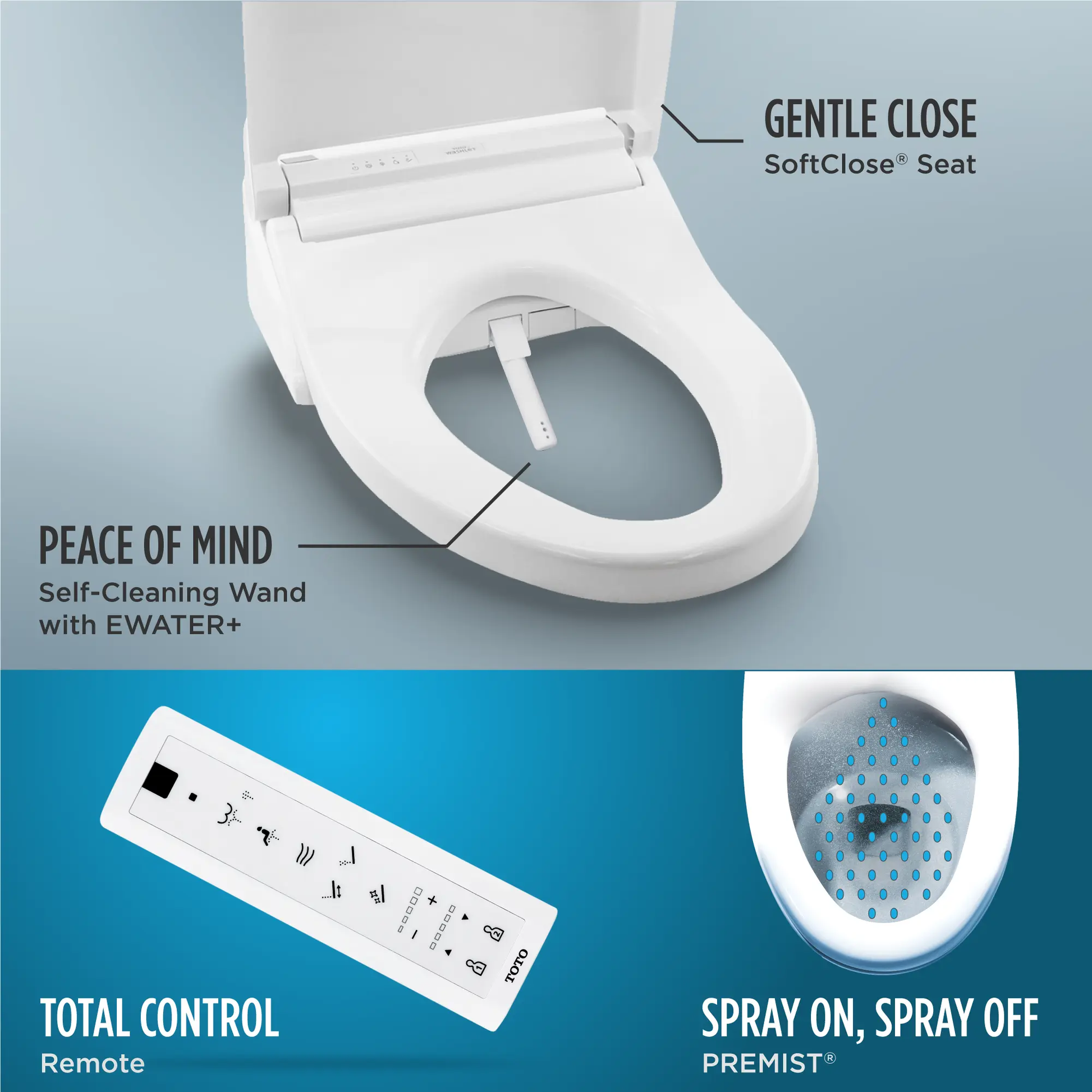 Toto Washlet C5 Round Electric Bidet Toilet Seat - Plumbing Market