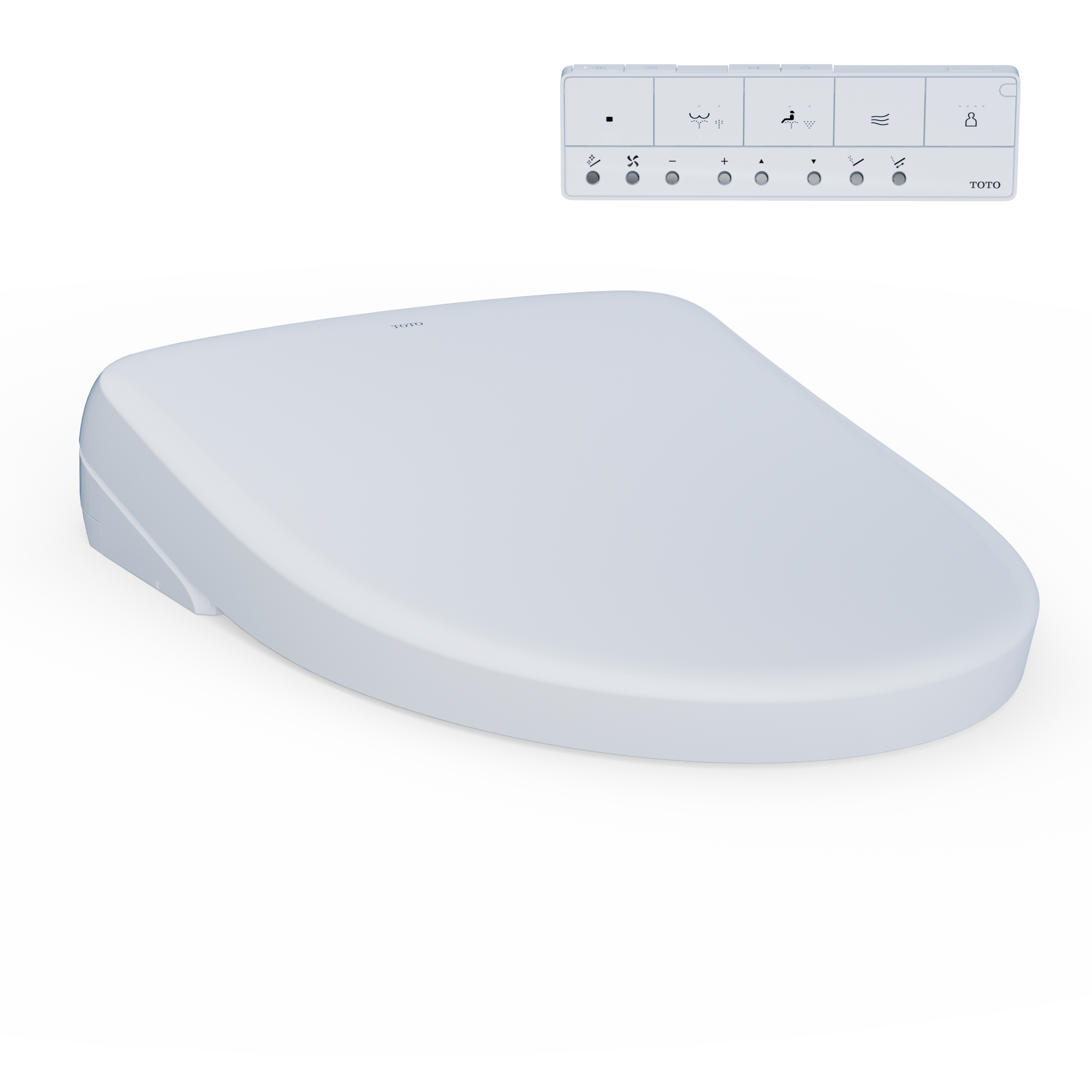 Toto Washlet S7 Contemporary Elongated Bidet Seat with ewater+ - Plumbing Market