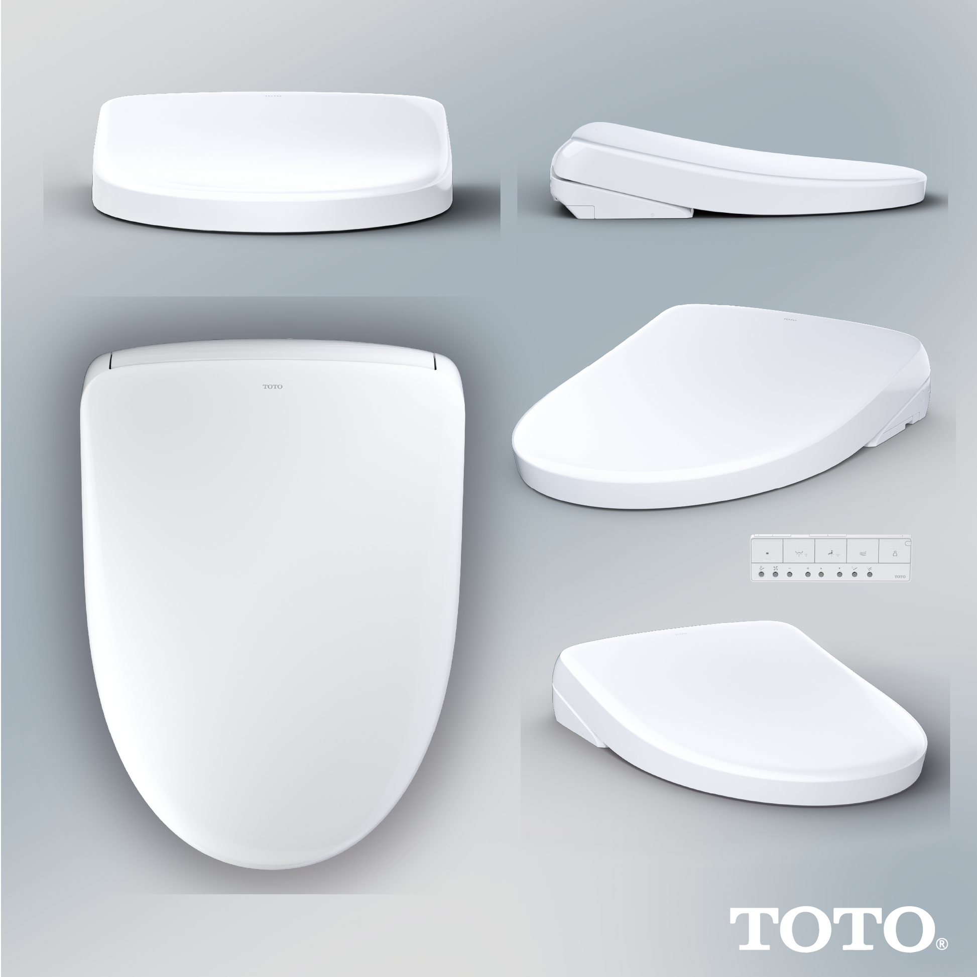 Toto Washlet S7 Contemporary Elongated Bidet Seat with ewater+ - Plumbing Market