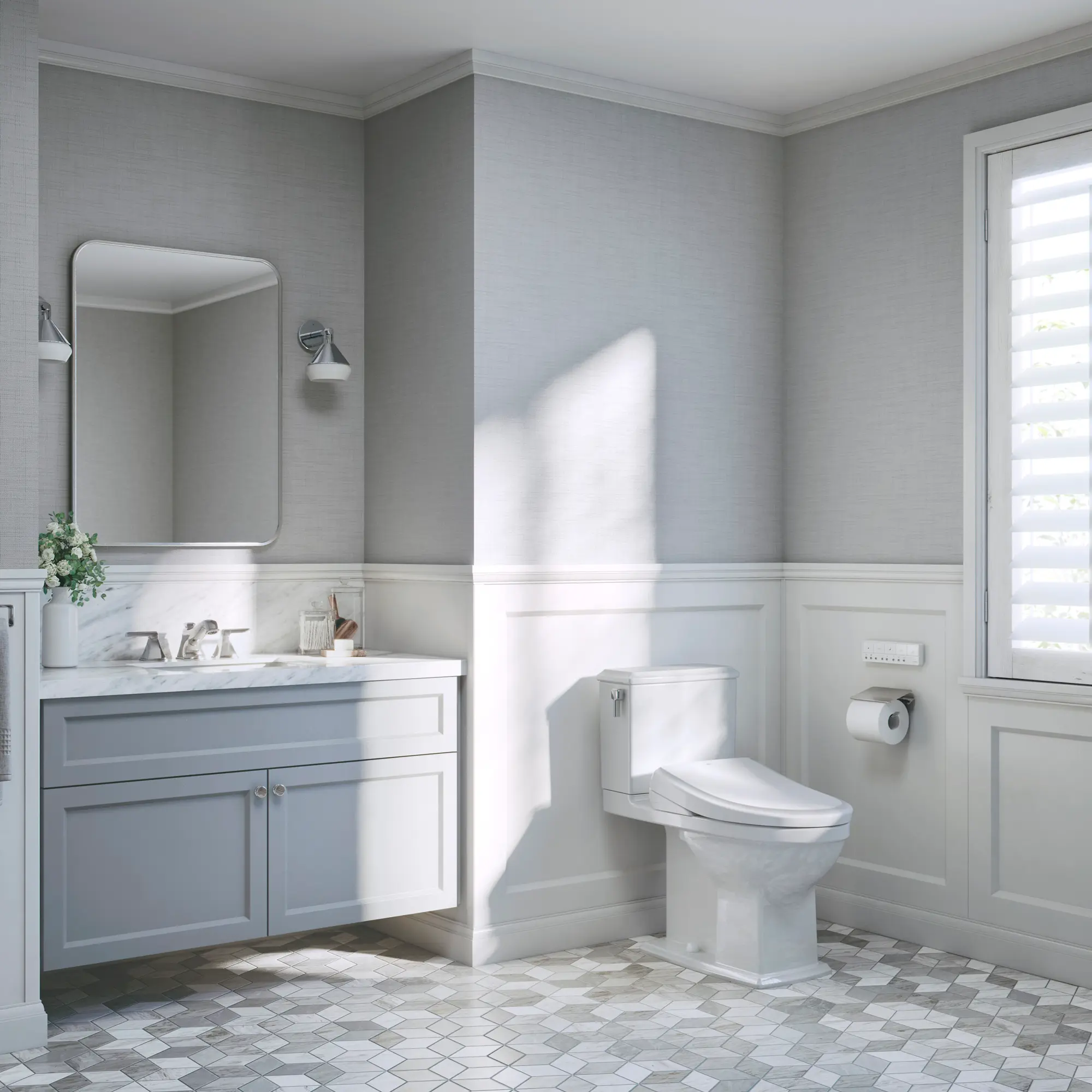 Toto Washlet S7A Classic Elongated Bidet Seat With Ewater+ - Plumbing Market