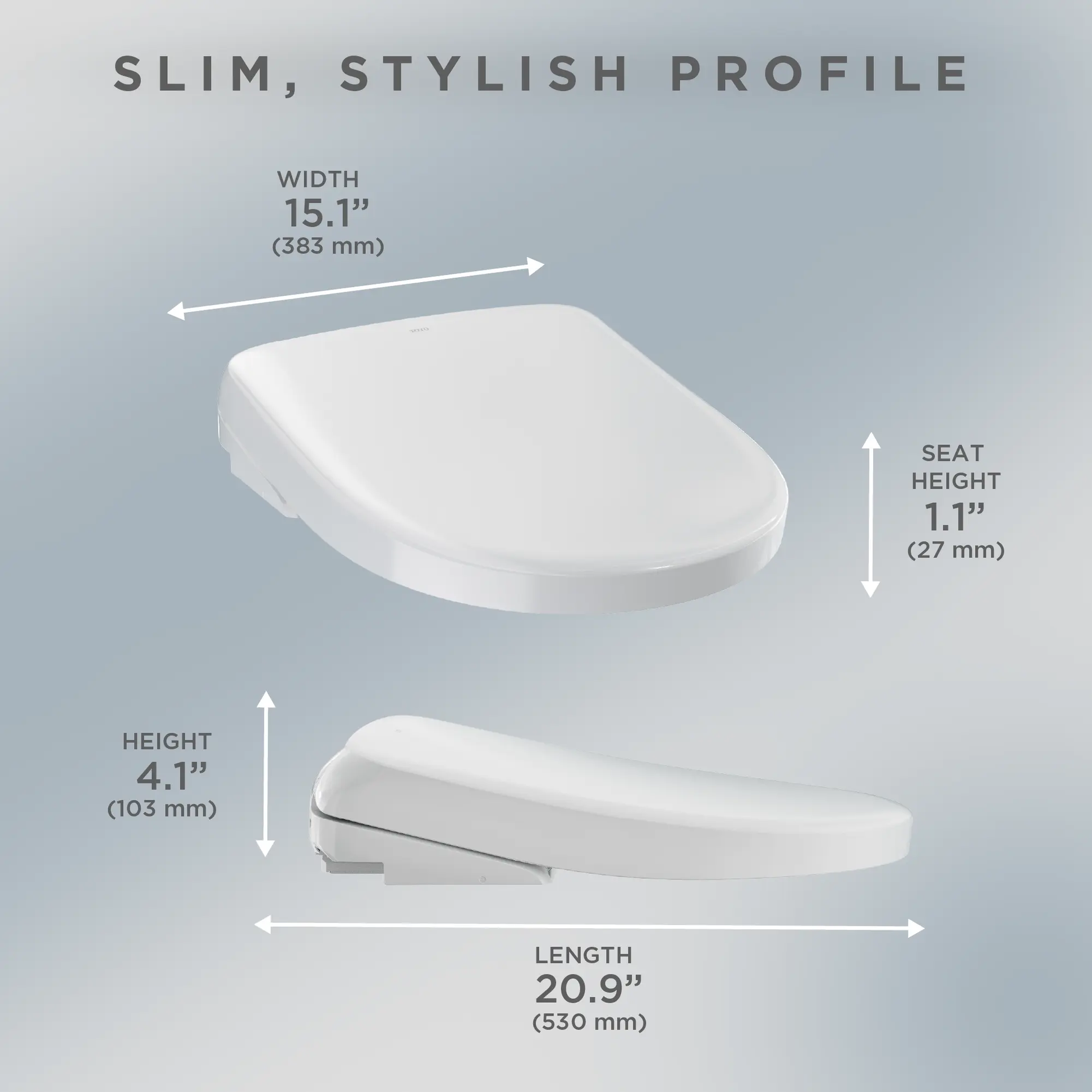 Toto Washlet S7A Round Electric Smart Bidet Toilet Seat - Plumbing Market