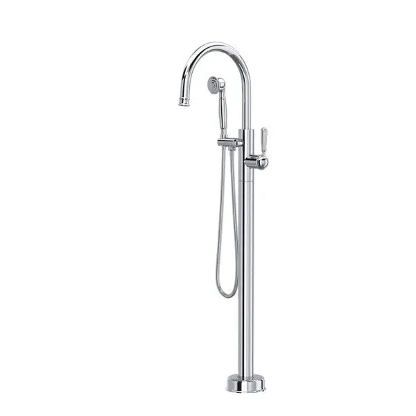 Traditional Single Hole Floor Mount Tub Filler Trim - Plumbing Market