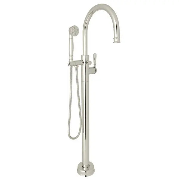 Traditional Single Hole Floor Mount Tub Filler Trim - Plumbing Market