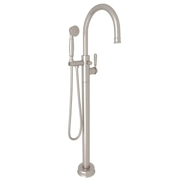 Traditional Single Hole Floor Mount Tub Filler Trim - Plumbing Market