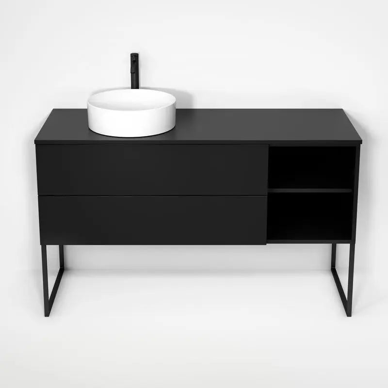 Rubi Haus Cabinet/Laminate Top/U Legs Set Mbk RHS1400LKU01MBK - Plumbing Market