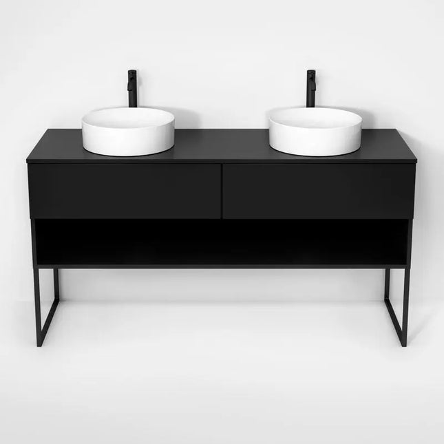 Rubi Haus Cabinet/Laminate Top/U Legs Set Mbk RHS1600DKU01MBK - Plumbing Market