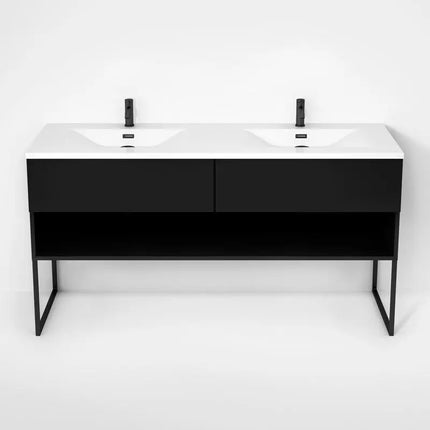 Rubi Haus Cabinet/Basin/U Legs Set Mbk RHS1600DKU02MBK - Plumbing Market