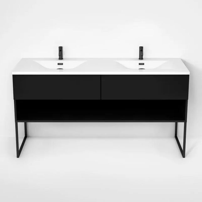 Rubi Haus Cabinet/Basin/U Legs Set Mbk RHS1600DKU02MBK - Plumbing Market