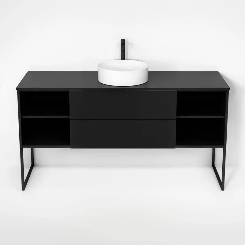 Rubi Haus Cabinet/Laminate Top/U Legs Set Mbk RHS1600KU01MBK - Plumbing Market