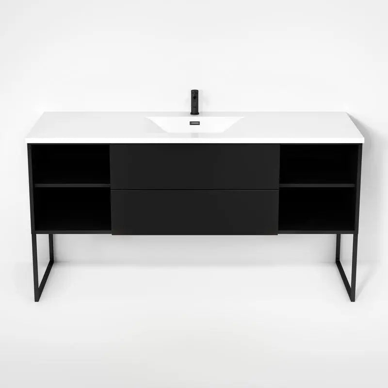 Rubi Haus Cabinet/Basin/U Legs Set Mbk RHS1600KU02MBK - Plumbing Market