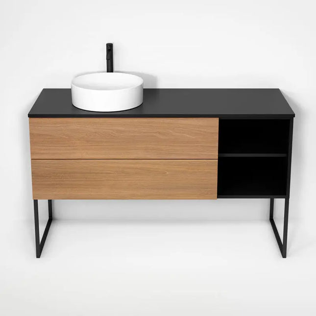 Rubi Haus Cabinet/Laminate Top/U Legs Set Mbk+No RHS1400LKU01MBK-NO - Plumbing Market