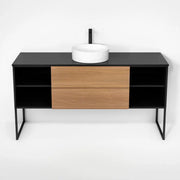 Rubi Haus Cabinet/Laminate Top/U Legs Set Mbk+No RHS1600KU01MBK-NO - Plumbing Market