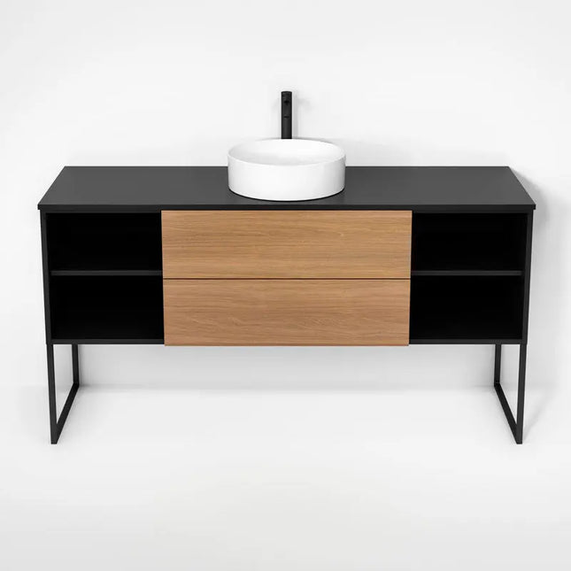 Rubi Haus Cabinet/Laminate Top/U Legs Set Mbk+No RHS1600KU01MBK-NO - Plumbing Market