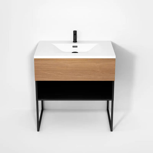 Rubi Haus Cabinet/Basin/U Legs Set Mbk+No RHS800KU02MBK-NO - Plumbing Market
