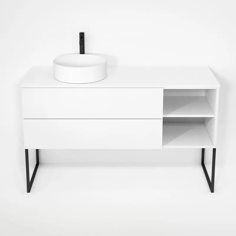Rubi Haus Cabinet/Laminate Top/U Legs Set Mbl RHS1400LKU01MBL - Plumbing Market